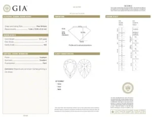 stunning GIA Certified 8 Carat Pear Cut D Color Diamond Engagement Ring 6 GIA Certified 8 Carat Pear Cut D Color Diamond Engagement Ring