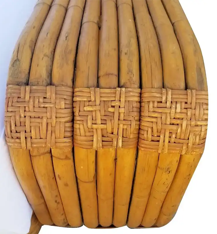 Stunning Original Historic Hand Made 9 Strand Square Pretzel Rattan Sofa By Paul T Frankl 1935 6 Original Historic Hand Made 9 Strand Square Pretzel Rattan Sofa By Paul T Frankl 1935