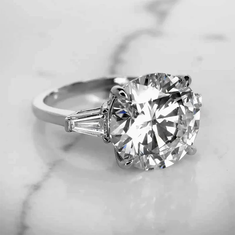 GIA Certified 10.66 Carat Round Cut Diamond D Color Flawless Clarity Ring 1 GIA Certified 10.66 Carat Round Cut Diamond D Color Flawless Clarity Ring