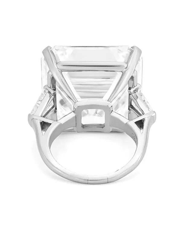 Elegance GIA Certified 10.12 Ct. Emerald Cut Diamond Tapered Baguette Ring 3 GIA Certified 10.12 Ct. Emerald Cut Diamond Tapered Baguette Ring