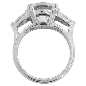GIA Certified 4.71 Carat Round Brilliant Cut Diamond Ring