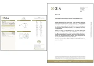 GIA Certified 5 Carat Cushion Diamond Ring TYPE IIA Golconda Type