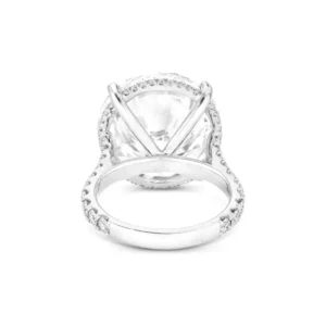 GIA Ct. 10.39 ct Total Weight Round Brilliant Cut Diamond ring