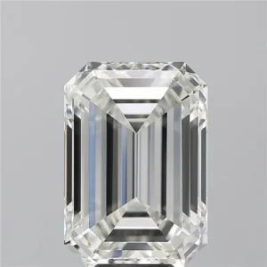 GIA Certified 7.41 Carat Emerald Cut D Color Flawless Clarity Diamond Ring