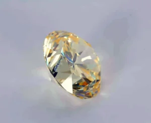 Natural Fancy Intense Yellow Diamond 22.77 Carat Platinum Ring