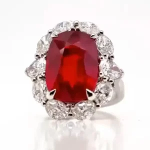 Emilio Jewelry Certified 10.00 Carat No Heat Pigeons Blood Museum Quality Ruby