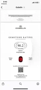 Emilio Jewelry Certified 10.00 Carat No Heat Pigeons Blood Museum Quality Ruby