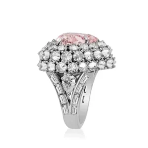 GIA Certified 7.0 Carat Heart Shape Pink Diamond Cocktail Ring