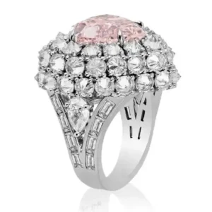 GIA Certified 7.0 Carat Heart Shape Pink Diamond Cocktail Ring