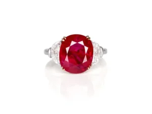 Emilio Jewelry GRS Certified 7.50 Carat Burma No Heat Pigeon Blood Ruby Ring
