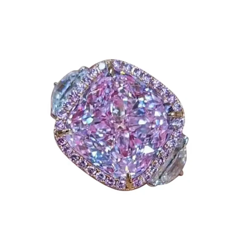 Emilio Jewelry Gia Certified 12.00 Carat Pink Diamond Ring 5 Emilio Jewelry Gia Certified 12.00 Carat Pink Diamond Ring