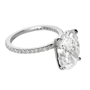 GIA Certified 6 Carat VVS1 Oval Diamond Ring