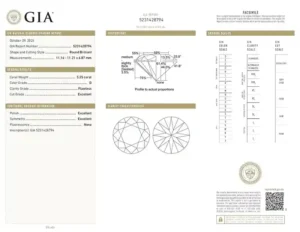 GIA Certified 5.25 Carat Round Cut Diamond D Color Flawless Clarity Ring