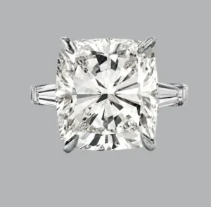 GIA Certified 6 Carat Cushion Brilliant Cut Diamond Engagement Ring E FLAWLESS