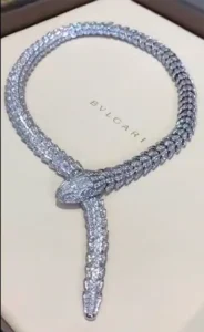 Bvlgari Serpenti Diamond Wrap Necklace