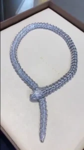 Bvlgari Serpenti Diamond Wrap Necklace