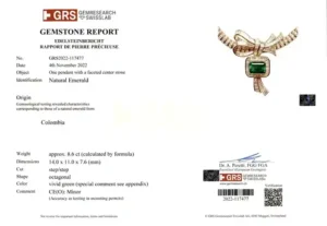 18 kt. Yellow Gold Adler Genève Set Necklace & Earrings With Emeralds & Diamonds