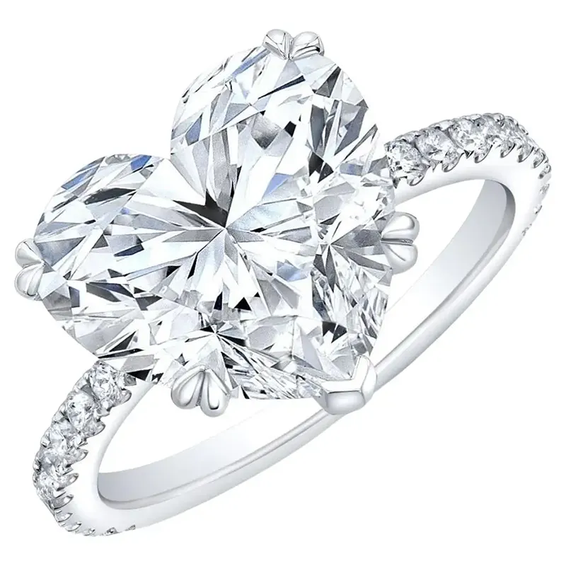 11.02-Carat Heart-Shaped Diamond Ring D Color Internally Flawless Type IIA 2 11.02-Carat Heart-Shaped Diamond Ring D Color Internally Flawless Type IIA
