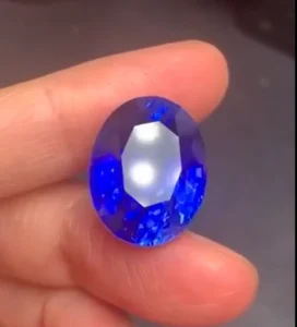 Emilio Jewelry SSEF Certified 27.00 Carat 565 Million Year Old No Heat Sapphire