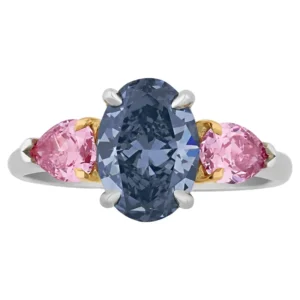 Fancy Deep Blue Diamond Ring 1.50 Carats