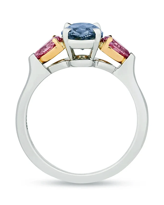 Fancy Deep Blue Diamond Ring 1.50 Carats 3 Fancy Deep Blue Diamond Ring 1.50 Carats