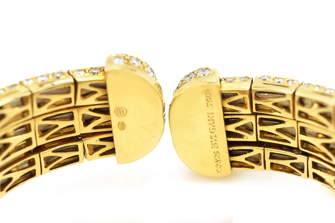 Vintage 1980s Bvlgari Diamond Bracelet 6 Vintage 1980s Bvlgari Diamond Bracelet