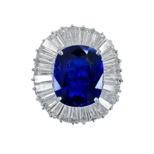 Mouawad Sapphire Diamond Jewelry Suite