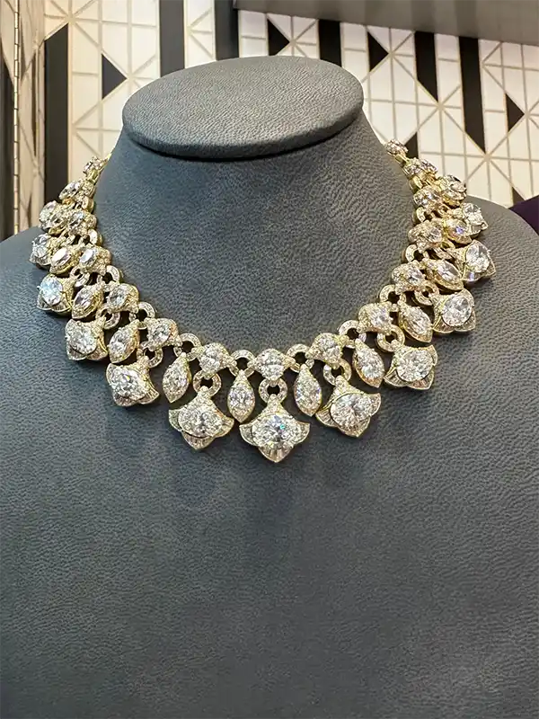 Historic Bvlgari Diamond Necklace 5 Historic Bvlgari Diamond Necklace
