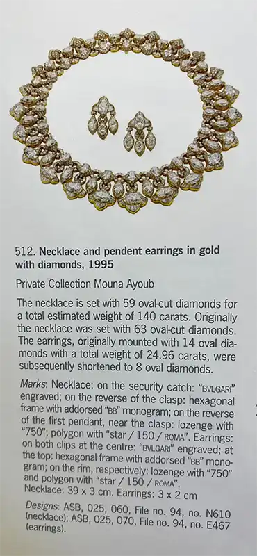 Historic Bvlgari Diamond Necklace 7 Historic Bvlgari Diamond Necklace