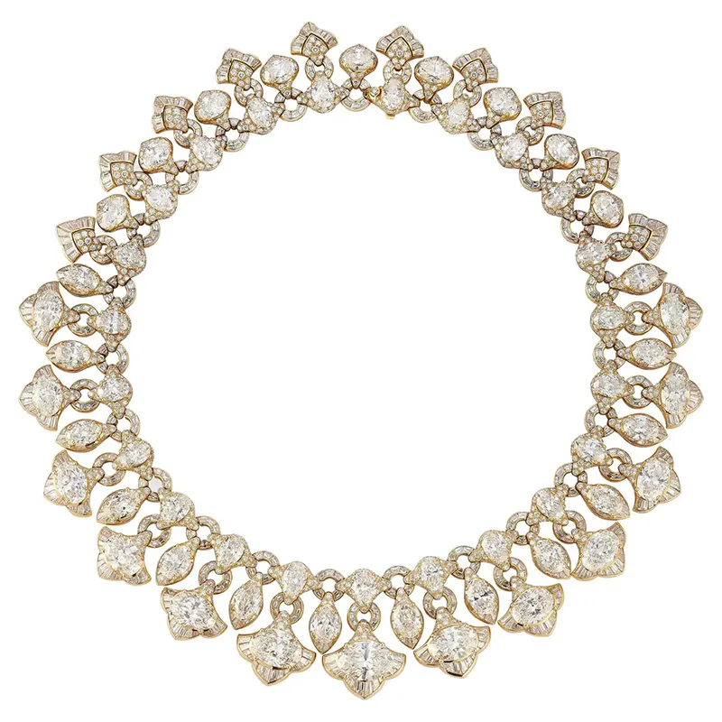 Historic Bvlgari Diamond Necklace 2 Historic Bvlgari Diamond Necklace
