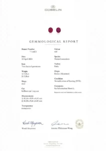 10.34ct No-Heat Burmese Ruby & Diamond Earrings GRS & Gübelin Certified