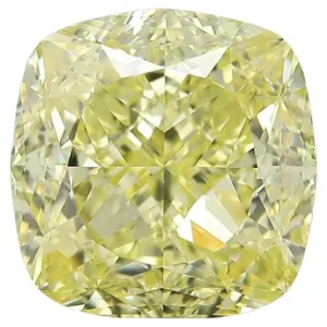 Cushion Cut Fancy Intense Yellow 13.02 Carat Diamond GIA Certified Ring