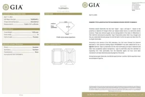 GIA Certified Flawless D Color 5.05 Carat Emerald Cut Diamond Engagment Ring