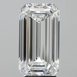 GIA Certified Flawless D Color 5.05 Carat Emerald Cut Diamond Engagment Ring