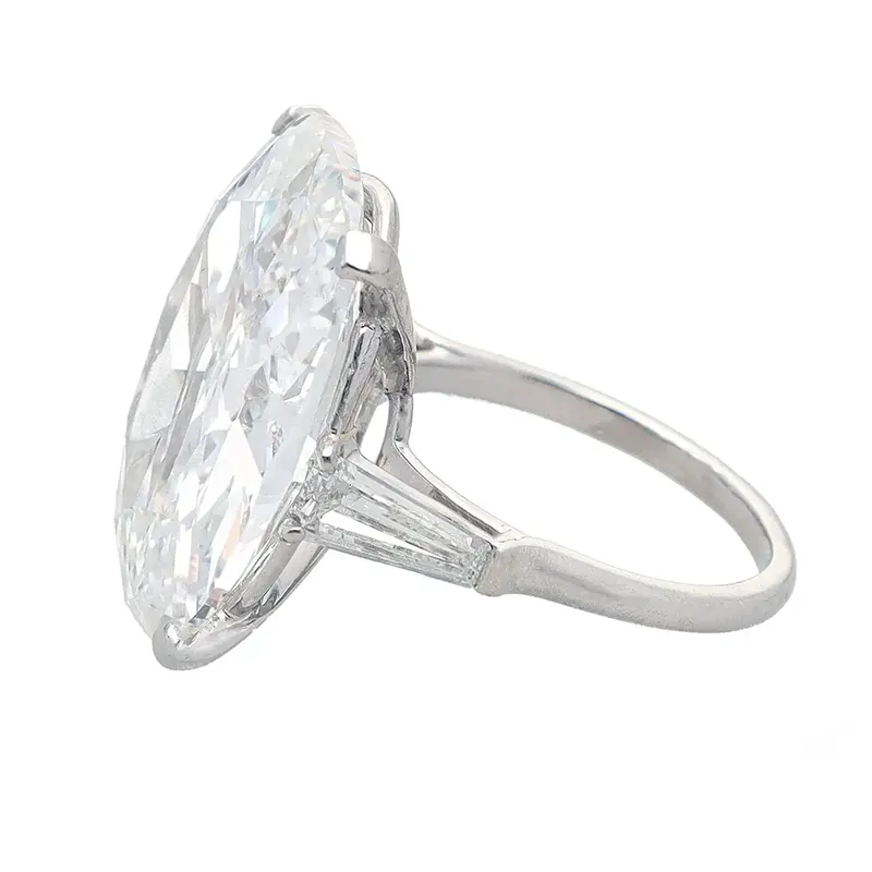 21.35 CTS Cushion Shaped Diamond Ring 3 21.35 CTS Cushion Shaped Diamond Ring