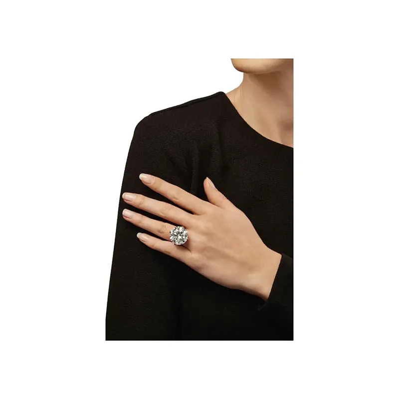 18.84-Carat Round Brilliant Cut Diamond Ring Type IIA F Color VVS1 Clarity 3 18.84-Carat Round Brilliant Cut Diamond Ring Type IIA F Color, VVS1 Clarity