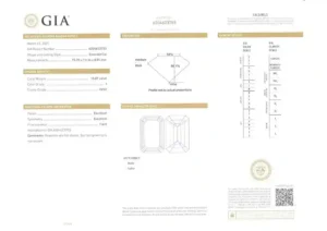 GIA Certified 15.87 Carat Emerald-Cut Diamond Solitaire Engagement Ring