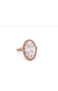 GIA Certified 8.50 Carat D/VVS1 Oval Shape Diamond 18K Gold Ring