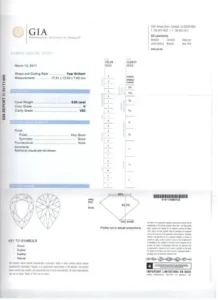 29.28 Carat GIA Certified Pear Shape Diamond Earrings