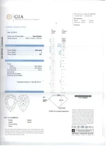 29.28 Carat GIA Certified Pear Shape Diamond Earrings