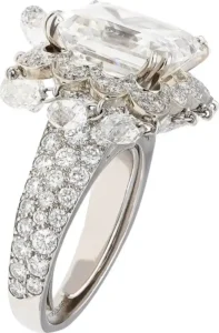 Luxury Boucheron Laperouse 8.03 Carat Emerald Cut G VS1 GIA Certified Diamond Ring 9 Boucheron Laperouse 8.03 Carat Emerald Cut G VS1 GIA Certified Diamond Ring