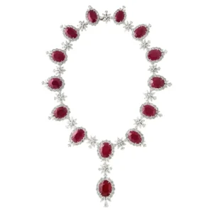Ruby and Diamond Necklace