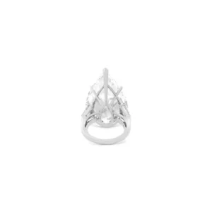 TYPE IIA GIA Certified 10.68 Ct. Pear Cut Diamond Ring