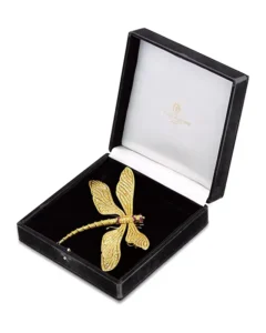 Fancy Vivid Yellow Diamond Dragonfly Brooch