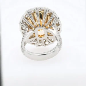 Diana m Fancy Intense Yellow Diamond Ring 16.30cts 8 Diana m Fancy Intense Yellow Diamond Ring 16.30cts