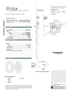 Diana m Fancy Intense Yellow Diamond Ring 16.30cts 9 Diana m Fancy Intense Yellow Diamond Ring 16.30cts