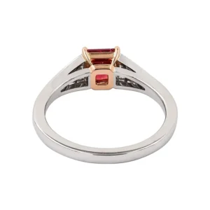 Spectra Fine Jewelry GIA Certified 0.76 Carat Radiant-cut Red Diamond Ring 7 Spectra Fine Jewelry GIA Certified 0.76 Carat Radiant-cut Red Diamond Ring