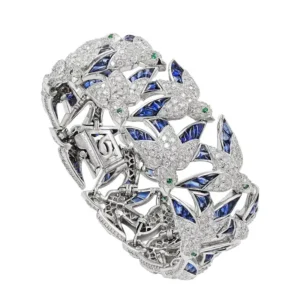 Rare Cartier Les Oiseaux Liberees Sapphire Diamond 5 Piece Suite 13 Cartier Les Oiseaux Liberees Sapphire Diamond 5 Piece Suite