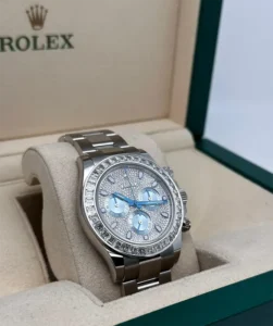 Luxury Rolex Daytona Platinum Diamond Pave Dial Men’s Watch 116576TBR 9 Rolex Daytona Platinum Diamond Pave Dial Men’s Watch 116576TBR