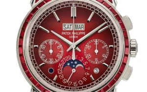 Luxury Patek Philippe Grand Complications 5271/12P-010 Ruby Perpetual Calendar Chronograph in Platinum 18 Patek Philippe Grand Complications 5271/12P-010 Ruby Perpetual Calendar Chronograph in Platinum